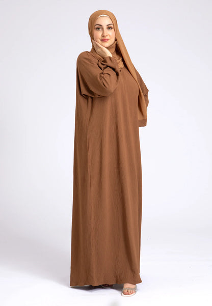 abaya-basique-du-quotidien-avec-manches-elastiquees bronze1